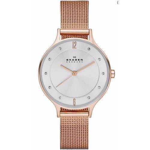 Image of rosa forgyldt Anita quartz Dame ur fra Skagen